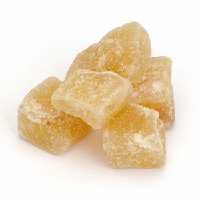 Ginger, White 1/2 Oz. (Sugared Candied Root) (Zingiber officinale)